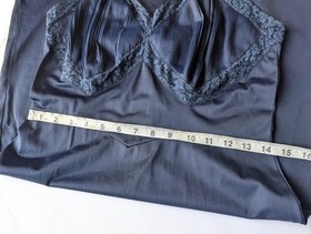 Vintage Vanity Fair Nylon Full Slip Floral Lace Chiffon Pleat Size:S