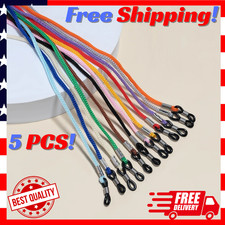 5pc Eyeglass Holder Strap Sunglasses String Lanyard Rope Glass Holder Neck Cord