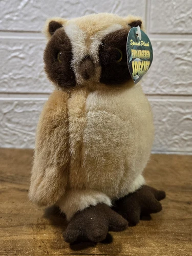 6" Great Horned Owl Endangered Species Plush, New - Picture 1 of 5