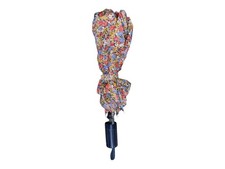 Vintage Floral Compact Umbrella Multicolor Rose Print Foldable