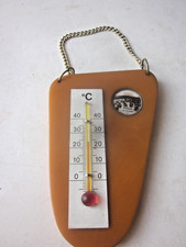 44152  Catalin 10x7cm Art Deco Katalin Thermometer Ahlbeck gut