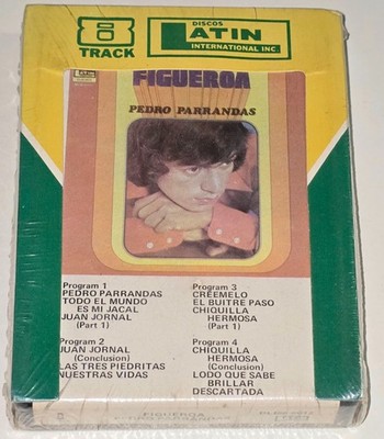 PEDRO PARRANDAS SEALED JOSE MANUEL FIGUEROA 8-TRACK TAPE 74 DISCOS LATIN MEXICO