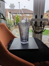 WHITEFRIARS GLASS LARGE COOLING TOWER VASE 8" - 9830 LILAC