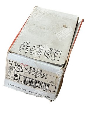 Pass & Seymour CS315 Three Way Switch (Box of 9)