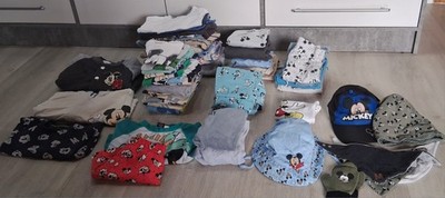 Mickey Mouse Kleinkinder/Baby Kleidungspaket 60 Teile Gr. 56- 104 Disney Set
