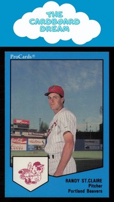 Randy St. Claire 1989 ProCards Triple A #213 Portland Beavers Baseball Card