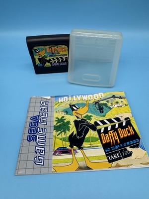 Sega Game Gear Videospiel Daffy Duck in Hollywood Modul + Anleitung