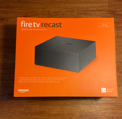 Amazon Fire TV Recast 500GB Over-the-Air DVR - Model QX91KB - Never Used