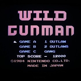 Juego Wild Gunman NES Nintendo - Aut&eacute;ntico/Limpio/Probado - 5 Tornillos