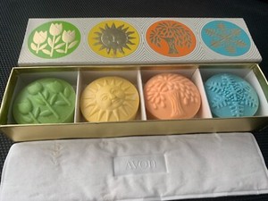 Vintage Avon Soap for all Seasons 4 Hostess Soaps New in Box