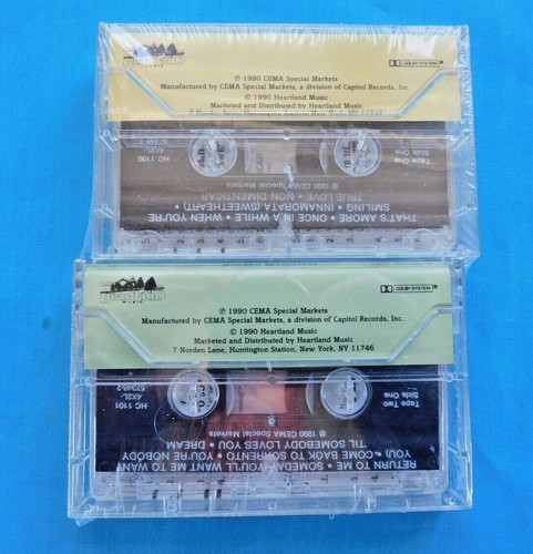 1990 BRAND NEW 2 CASSETTE TAPE SET Dean Martin "GOLDEN MEMORIES: 4X2L-57348-1 - Picture 4 of 5