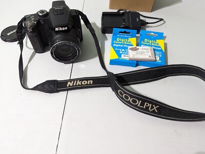Nikon Coolpix P500 12.1MP Digital Camera 36x Zoom HD 1080p Tilt