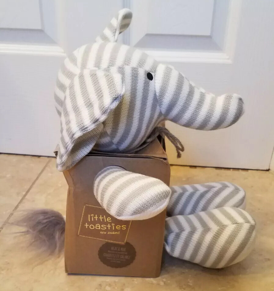 Little Toasties New Zealand Heat & Hug Elephant Eddie Plush Stuffed