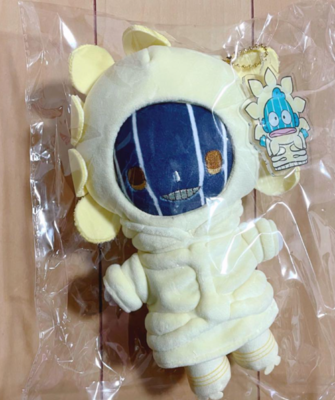 BLEACH x SANRIO Mayuri Kurotsuchi Plush toy Mascot chain Hangyodon