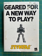 Stikfas Alpha Male Military Black Action Figure Kit 2002 Hasbro Rare NIB NEW