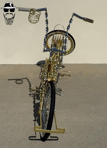 LOWRIDER COLLECTION 2 TONE TWISTED 20" CRUISER BIKE 36 SPOKE COASTER BRAKE. - Picture 3 of 8