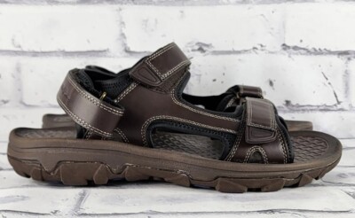 Eddie Bauer Holman Sandals Mens Size 8 New Brown Leather Eddie Bauer Mens Holman River Sandals Brown Outdoors Hiking  main image 2