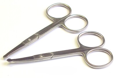 2er Set Pfotenschere Tierhaarschere Tierschere Kleintier ca. 9,5 cm NATRA 