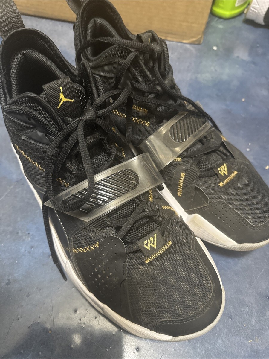 Nike Mens Air Jordan Why Not Zer0.3 Black Basketball Shoes