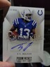2013 Prominence TY Hilton Rookie RC Auto /999 Eminence Indianapolis Colts FIU WR