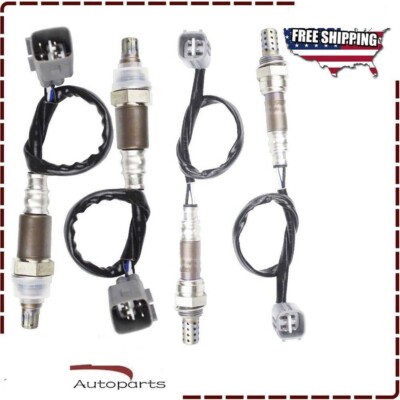 4x Oxygen Sensor 1 & 2 For Toyota Tundra 2007 2008 2009 4.7L