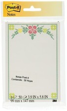 Post it 4646-DV-TREND 4" X 6" Post-It Printed Notes Pad Assorted Styles