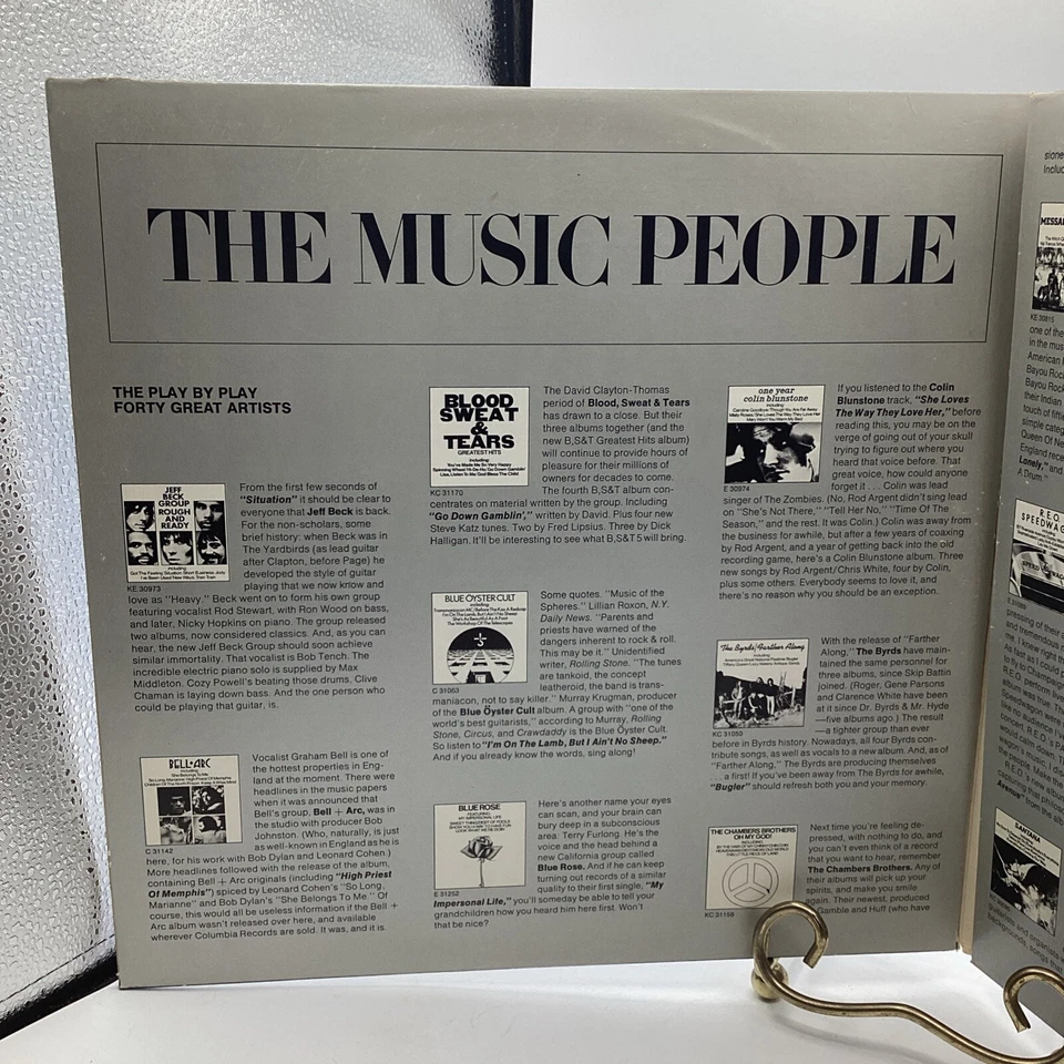 The Music People 40 Artist Comp Columbia C3X 31280 REO Speedwagon Bob Dylan - Image 4 of 4