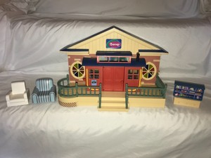 barney schoolhouse playset