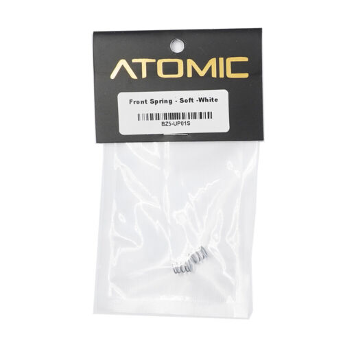 Atomic Front Spring Soft White 2 pcs Silver For 1/28 Mini RC 4WD BZ5 #BZ5-UP01S - Picture 2 of 2