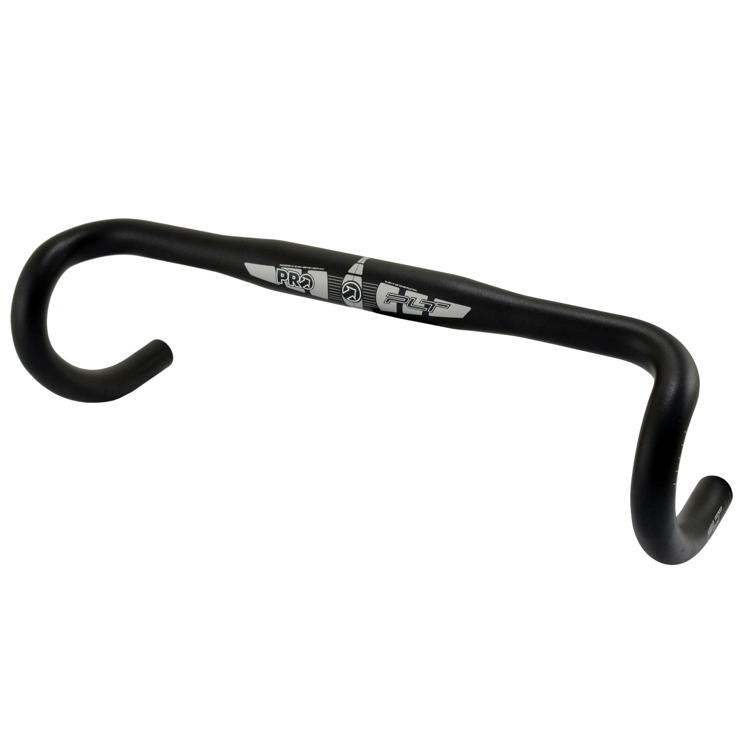 SHIMANO PRO PLT Compact 31.8x420mm Drop Handlebar, Black