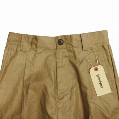24SS John Links jonnlynx linen coated pants tuck tapered trousers 