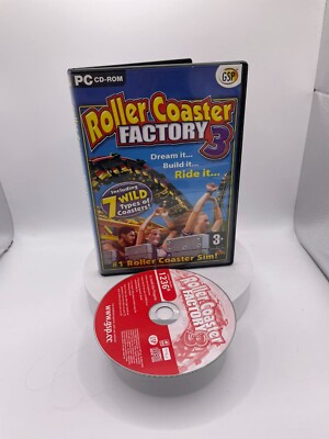 PC CD ROM - Roller Coaster Factory 3