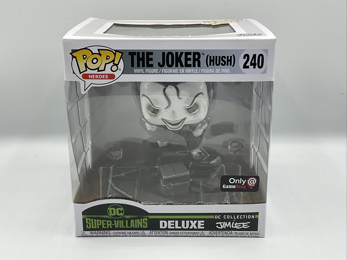 Funko Pop! The Joker (Hush) #240 Black & White Game Stop Exclusive 