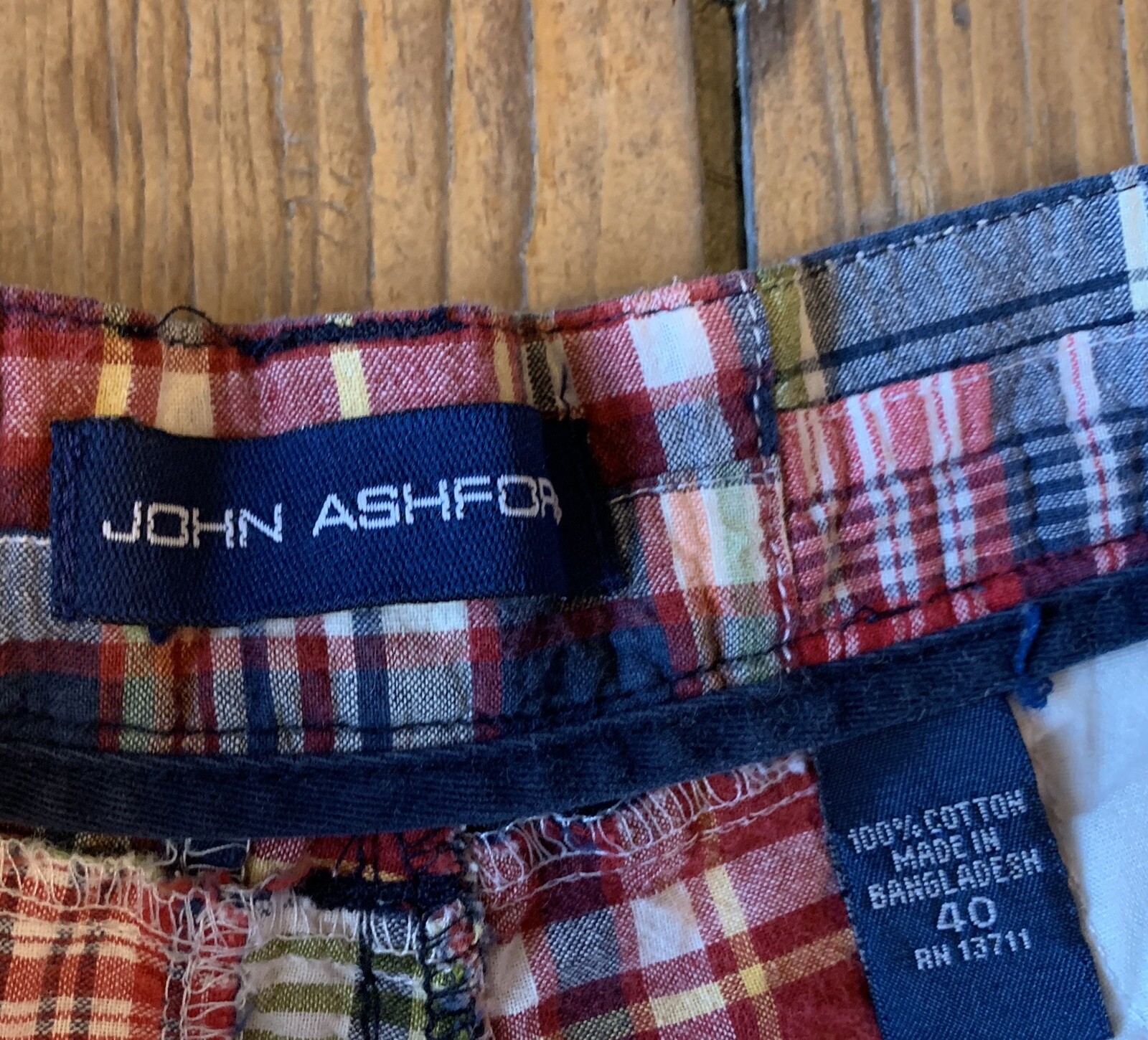 John Ashford 40 Patchwork Shorts Work Casual Pock… - image 2