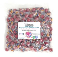 Fire Balls Cinnamon Jawbreaker Candy, 2, 2lb bags (4 lbs) ~ FREE SHIPPING