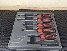 #bd102 Snap-on Tools USA 6pc ORANGE Soft Grip Screwdriver Set SGDX60BO
