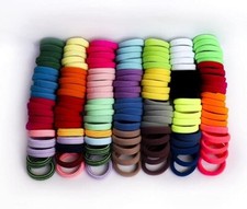 Seamless Thick Cotton Hair Rubber Bands Durable Elastic Ponytail Holder Hair