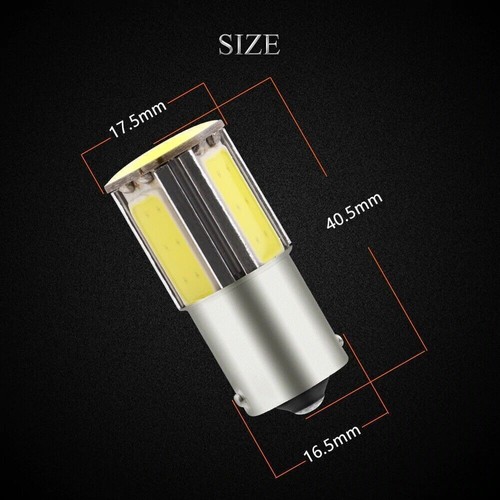 1x P21/5W COB LED 1156 1157 BAY15D BA15S Auto Glühbirne Rückfahrbremse Rücklicht - Picture 6 of 9