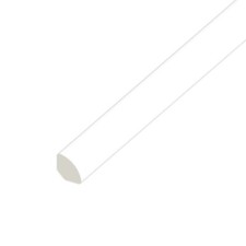 19mm White uPVC Quadrant - 95cm Lengths - Skirting Edging Finishing Trims 
