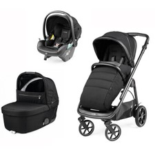 Trio Veloce + Culla Belvedere + Primo Viaggio Lounge LICORICE  Peg Perego