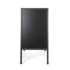 Image of Bi-Office A-Frame Chalkboard 600x1200mm Black DKT30404042