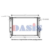 Radiateur BMW 735