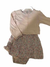Carters Baby Girls Dress with Cardigan Size 9 Months New