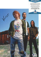 KRIST NOVOSELIC - NIRVANA BASSIST - SIGNED 8x10 PHOTO C PROOF BECKETT BAS COA