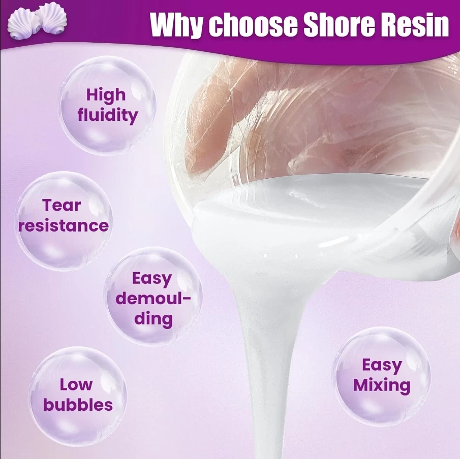 66 OZ Silicone Mold Making Kit (with Tools) - Casting Resin Molds Making - Image 4 of 4