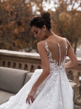 wedding dress NEW Nora Naviano sizes 9 and 10 ivory, champagne, nude sleeveless.