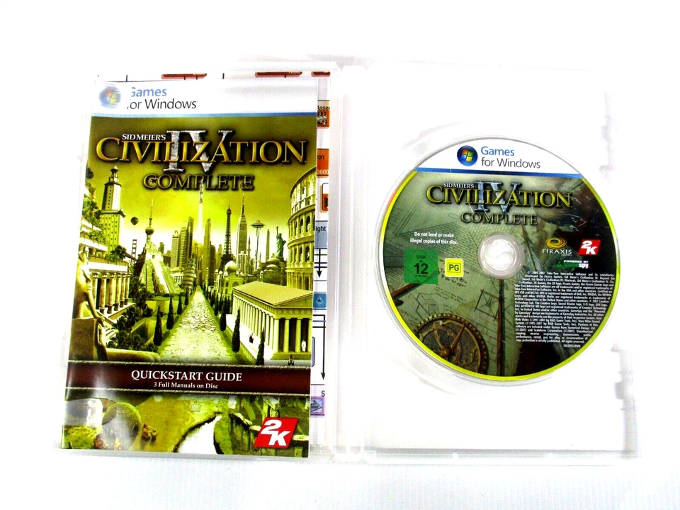 Sid Meier's Civilization IV Complete Take2 Australia 2007 Complete game with Map - Image 3 of 4