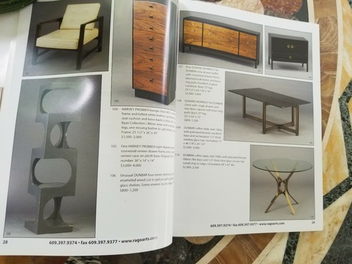 Rago 20th Modern Furniture Deco Design Nakashima Eames Auction Catalog 2003 - 第 5/8 張圖片
