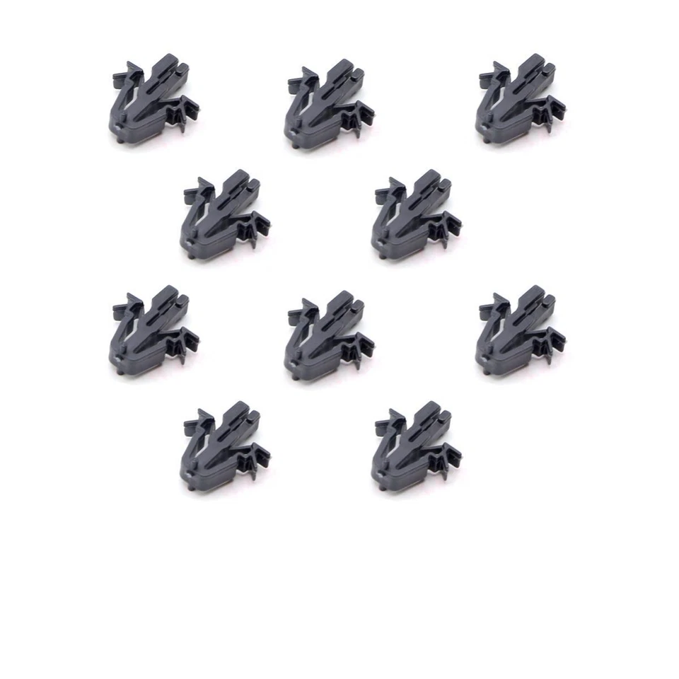 10 Pcs. Black Grille Clip Lock For Toyota Hilux Hero MK2 LN50 LN56 Pickup - Изображение 2 из 4