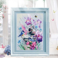 Magic Needle Counted Cross-Stitch Kit Garden Fountain 210-751